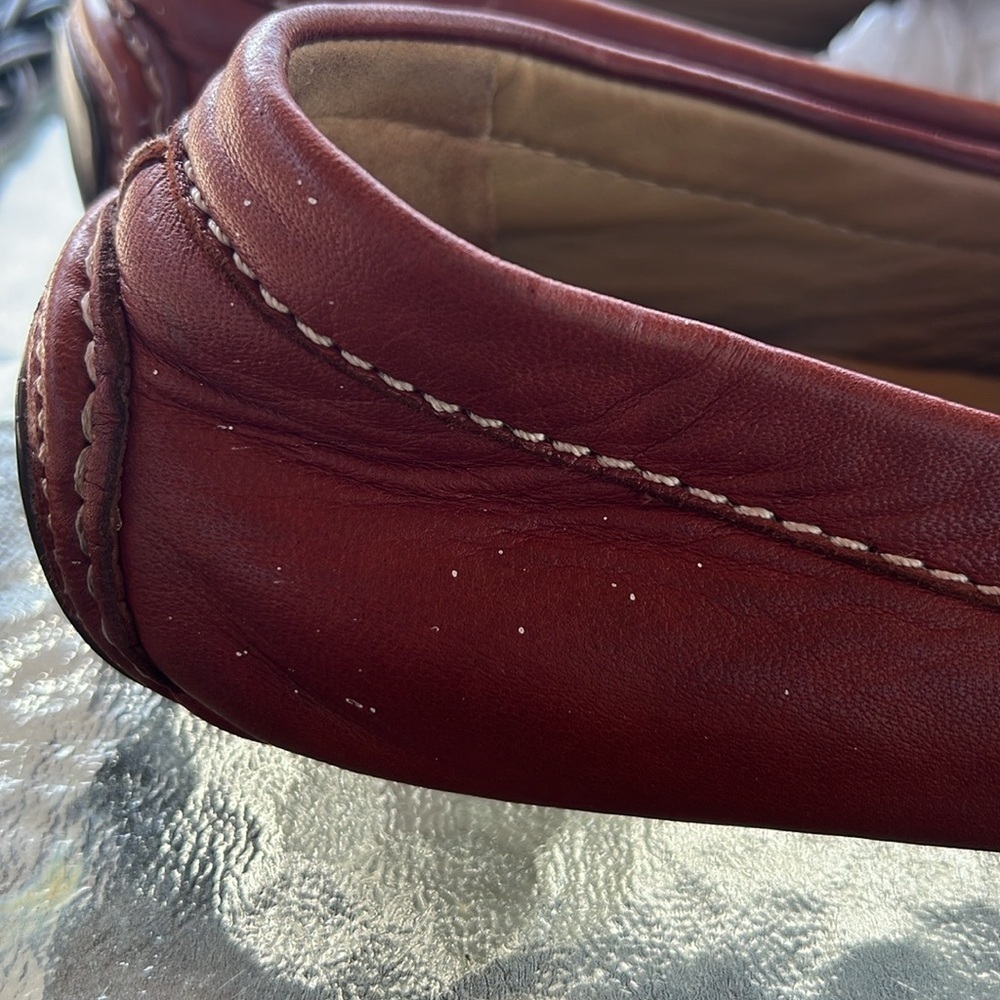 Robert Zur Sven Men’s Leather Penny Loafers Driving Moccasins Brown Size 11.5M - Picture 5 of 12